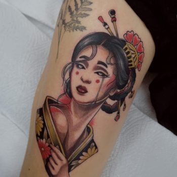Old School Tattoo Geisha - Berlin Ink