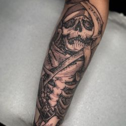 Skeleton Tattoo Forearm