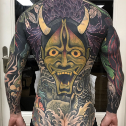 Devil Tattoo Full Back Piece