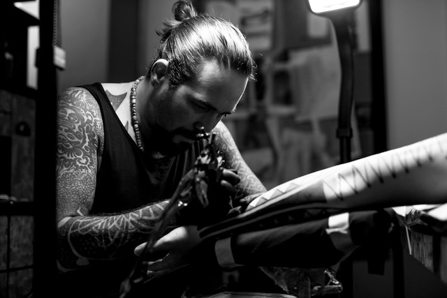Tattoo Artist at work